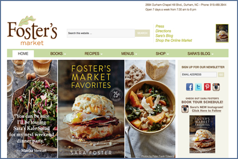 FOSTER’S MARKET WEBSITE