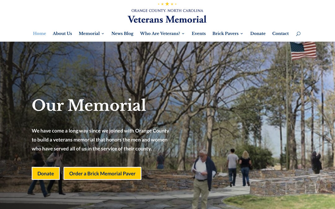 Orange County Veterans Memorial Website